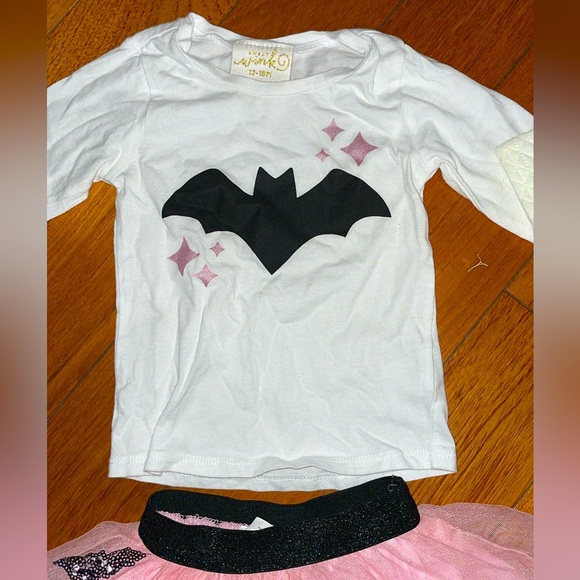 NWT Kensie baby Quilted 18 mo sweet wink bat outfit tutu skirt set 0 6 12 mo - Picture 3 of 7